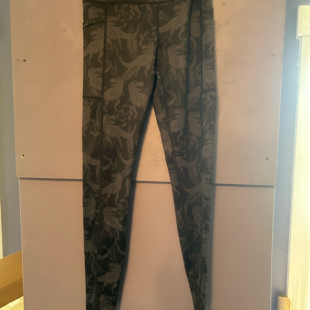 Constantly varied gear dinosaur full length leggings size XS